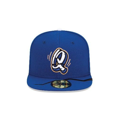 Rancho Cucamonga Quakes Rancho Cucamonga Quakes Fitted Blue Q Hat