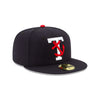 Tacoma Rainiers New Era 59Fifty Tacoma Tugs Navy Anchor Cap