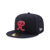 Tacoma Rainiers New Era 59Fifty Official Navy Home Cap