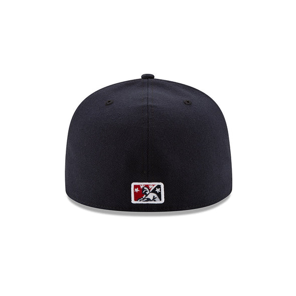 Tacoma Rainiers New Era 59Fifty Official Navy Home Cap