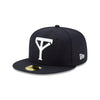 Tacoma Rainiers New Era 59Fifty Navy Tacoma Yankees Cheney Patch