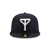 Tacoma Rainiers New Era 59Fifty Navy Tacoma Yankees Cheney Patch