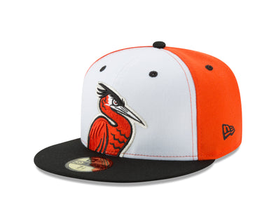 Delmarva Shorebirds New Era 59FIFTY On-Field Fitted Alternate Orange Friday Cap