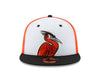 Delmarva Shorebirds New Era 59FIFTY On-Field Fitted Alternate Orange Friday Cap