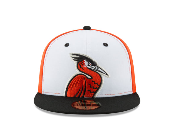 Delmarva Shorebirds New Era 59FIFTY On-Field Fitted Alternate Orange Friday Cap