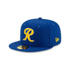 Tacoma Rainiers New Era 59Fifty Royal Yellow R Cap