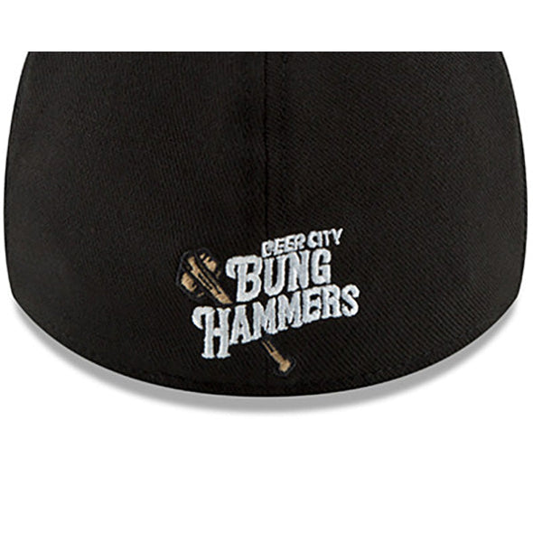 Beer City Bung Hammers New Era Barrel Logo Black Fitted 59FIFTY Cap