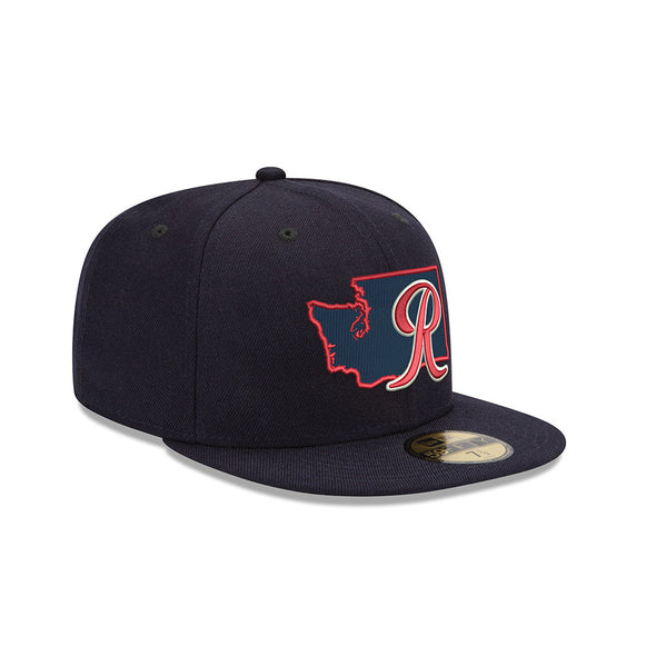 Tacoma Rainiers New Era 9Fifty Navy State Snapback