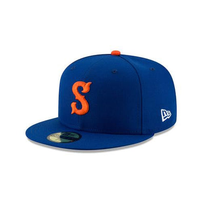 Syracuse Mets NE Road On-Field Cap