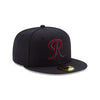 Tacoma Rainiers New Era 59Fifty Navy Navy R Cap