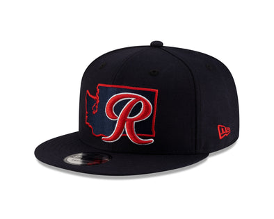 Tacoma Rainiers New Era 9Fifty Navy State Snapback