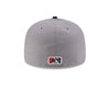 Tacoma Rainiers New Era 59Fifty Gray Navy Slammin' Sam Cap