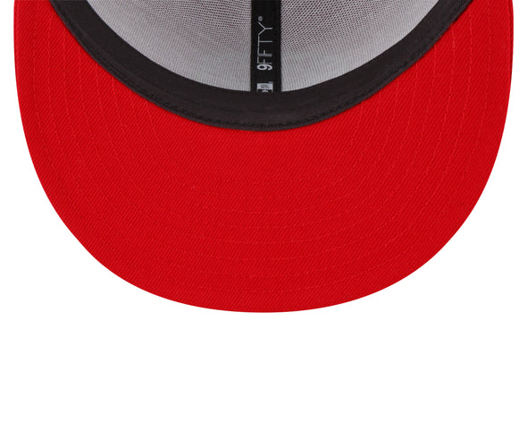 Tacoma Rainiers New Era 9Fifty Red Trucker Mesh Snapback