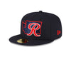 Tacoma Rainiers New Era 59Fifty Navy State Cap