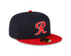 Tacoma Rainiers New Era 59Fifty Navy Red R Cap