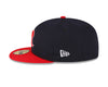 Tacoma Rainiers New Era 59Fifty Navy Red R Cap