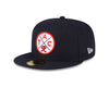 Tacoma Rainiers New Era 59Fifty Navy Circle TAC Cap