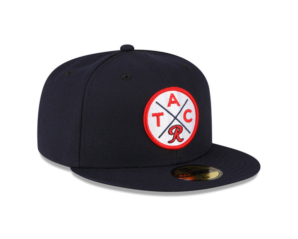 Tacoma Rainiers New Era 59Fifty Navy Circle TAC Cap