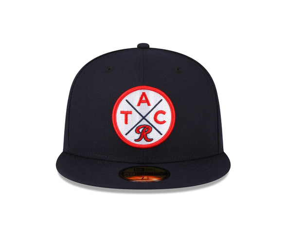 Tacoma Rainiers New Era 59Fifty Navy Circle TAC Cap