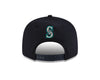 Tacoma Rainiers New Era 9Fifty Navy Silver R Snapback