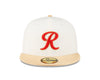 Tacoma Rainiers New Era 59Fifty Chrome Gold Red R Cap