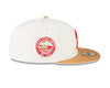 Tacoma Rainiers New Era 9Fifty Chrome Gold Red R Snapback Cap