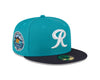 Tacoma Rainiers New Era 59Fifty Teal Silver R PCL Cap