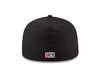 Richmond Flying Squirrels New Era Black Fauxback 'R' 59Fifty