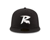 Richmond Flying Squirrels New Era 59Fifty Black 'R' Alternate Cap