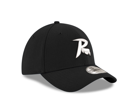 Richmond Flying Squirrels New Era 39Thirty Black 'R' Alternate Cap