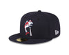 Tacoma Rainiers New Era 9Fifty Navy Slammin' Sam Snapback Cap