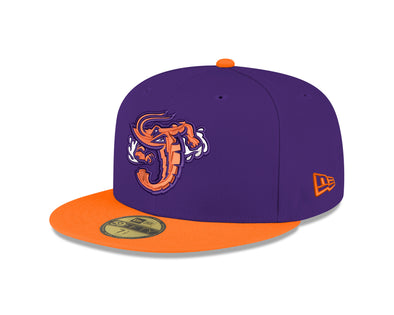 Jacksonville Jumbo Shrimp New Era Purple Rage 59Fifty