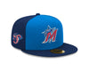 Jacksonville Jumbo Shrimp New Era 2023 Marlins Collab 59Fifty