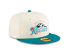 Tacoma Rainiers New Era 59Fifty Chrome Teal Classic Mountain Cap