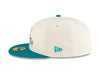 Tacoma Rainiers New Era 59Fifty Chrome Teal Classic Mountain Cap