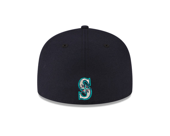 Tacoma Rainiers New Era 59Fifty Navy Teal R Cap