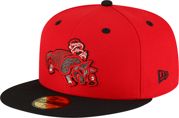 Round Rock Express Joe's Custom Cap's Red Armadillo 5950