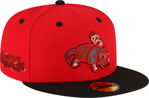 Round Rock Express New Era Custom Red Armadillo 5950