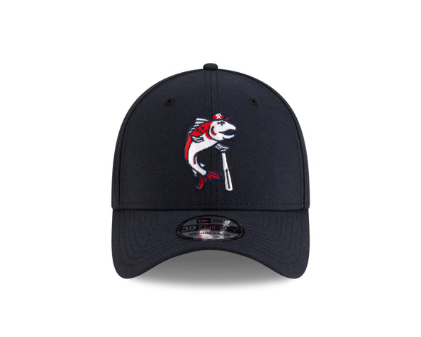 Tacoma Rainiers New Era 39Thirty Navy Slammin' Sam Flex Fit Cap