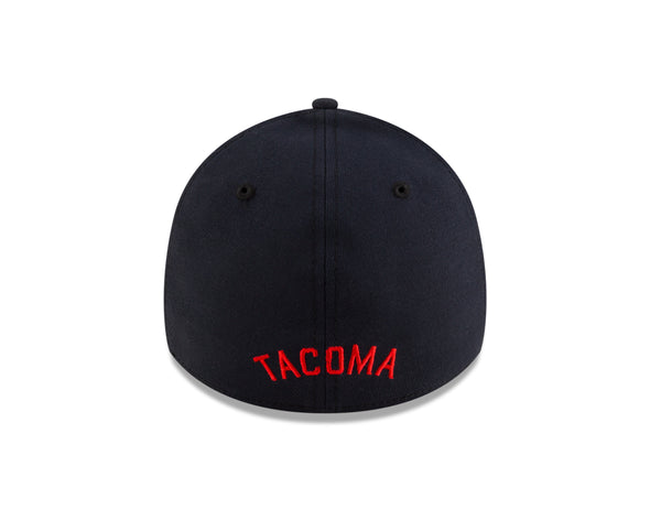 Tacoma Rainiers New Era 39Thirty Navy Slammin' Sam Flex Fit Cap