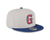 Greenville Drive New Era Cream/Navy 9FIFTY Red G Logo Hat