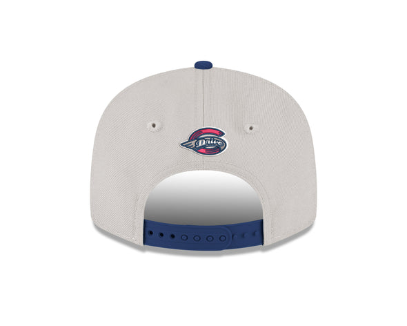 Greenville Drive New Era Cream/Navy 9FIFTY Red G Logo Hat