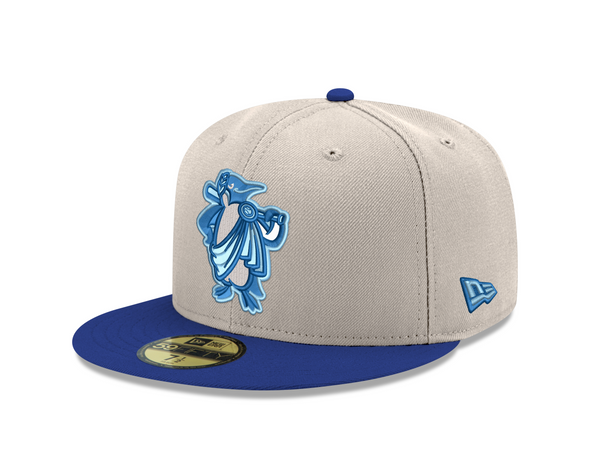 Rome Emperors New Era 59FIFTY Light Blue/Chrome Fitted