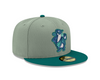 Rome Emperors New Era 59FIFTY Northwest Green Fitted