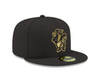 Rome Emperors Black/Metallic Gold 59FIFTY