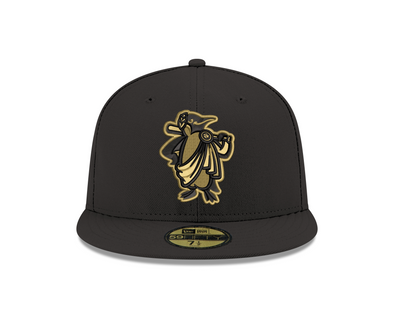 Rome Emperors New Era 59FIFTY Black/Metallic Gold Fitted