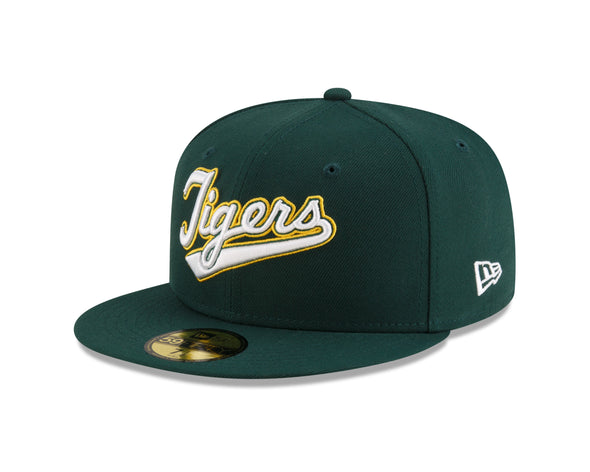 Tacoma Rainiers New Era 59Fifty Green Tacoma Tigers Script Cap