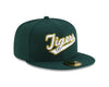 Tacoma Rainiers New Era 59Fifty Green Tacoma Tigers Script Cap