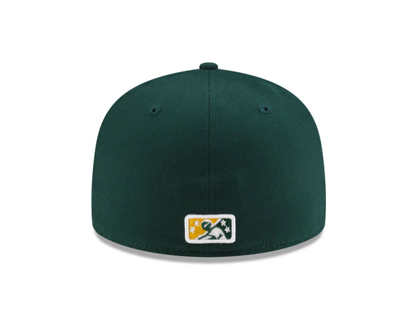 Tacoma Rainiers New Era 59Fifty Green Tacoma Tigers Script Cap