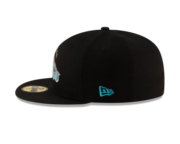 Tacoma Rainiers New Era 59Fifty Black Metallic Classic Mountain Cap
